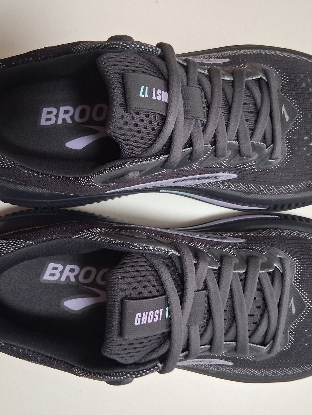 Brooks Ghost 17 Grey Clearwater Purple Size 7 Women's Running 1204311B081 *NEW - Picture 5 of 8